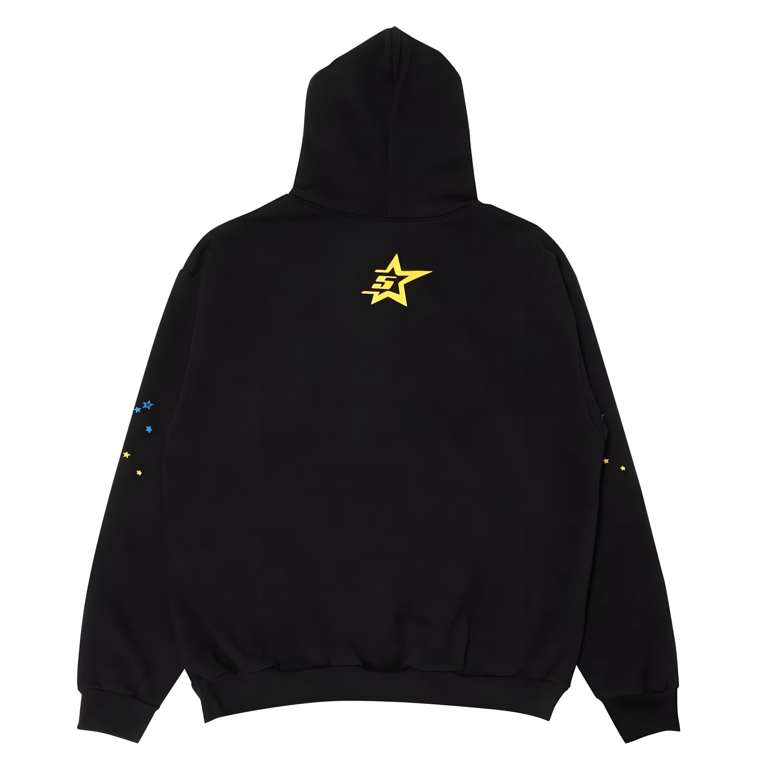 Sp5der PNK Hoodie Black Detail